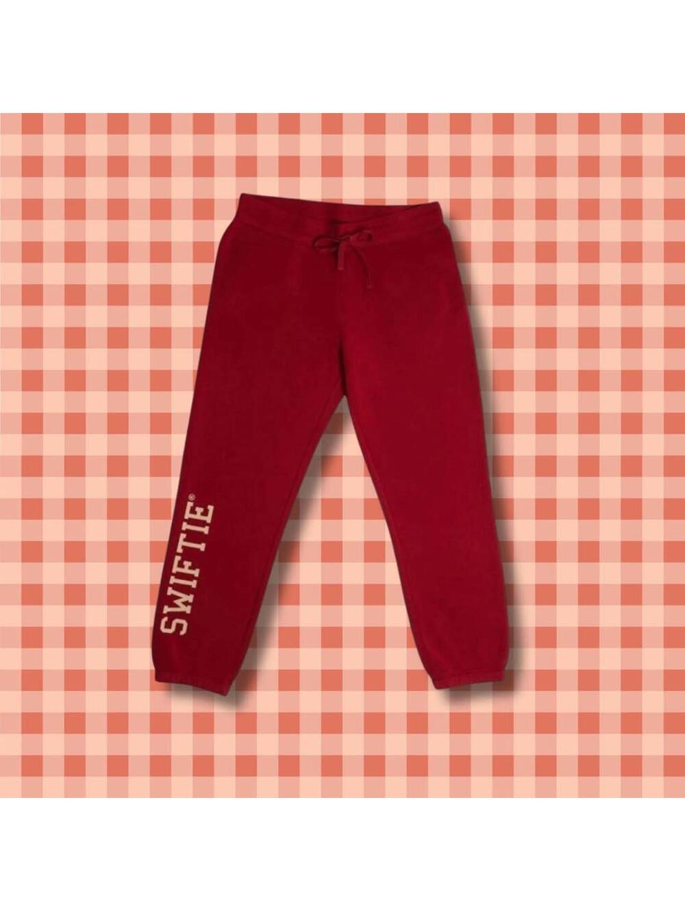 Taylor Swift Swiftie Red Sweat Pants Small